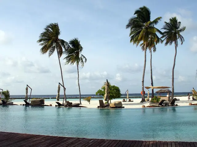Dieter Bohlen enjoys a lavish vacation in the Maldives, complete with a private jet and dancing.