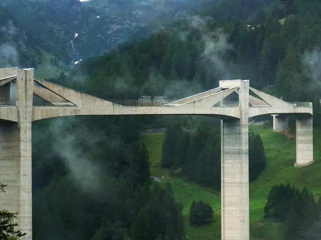 To proceed, you'll need to traverse over eight bridges.