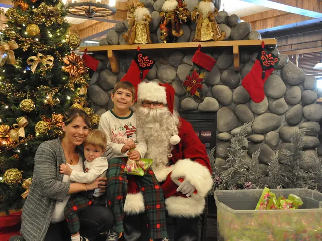 "In the chilly season, residents create a warm, pre-Christmas ambiance through their radiant...